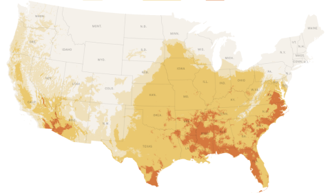 Dangerous Heat Levels in United States